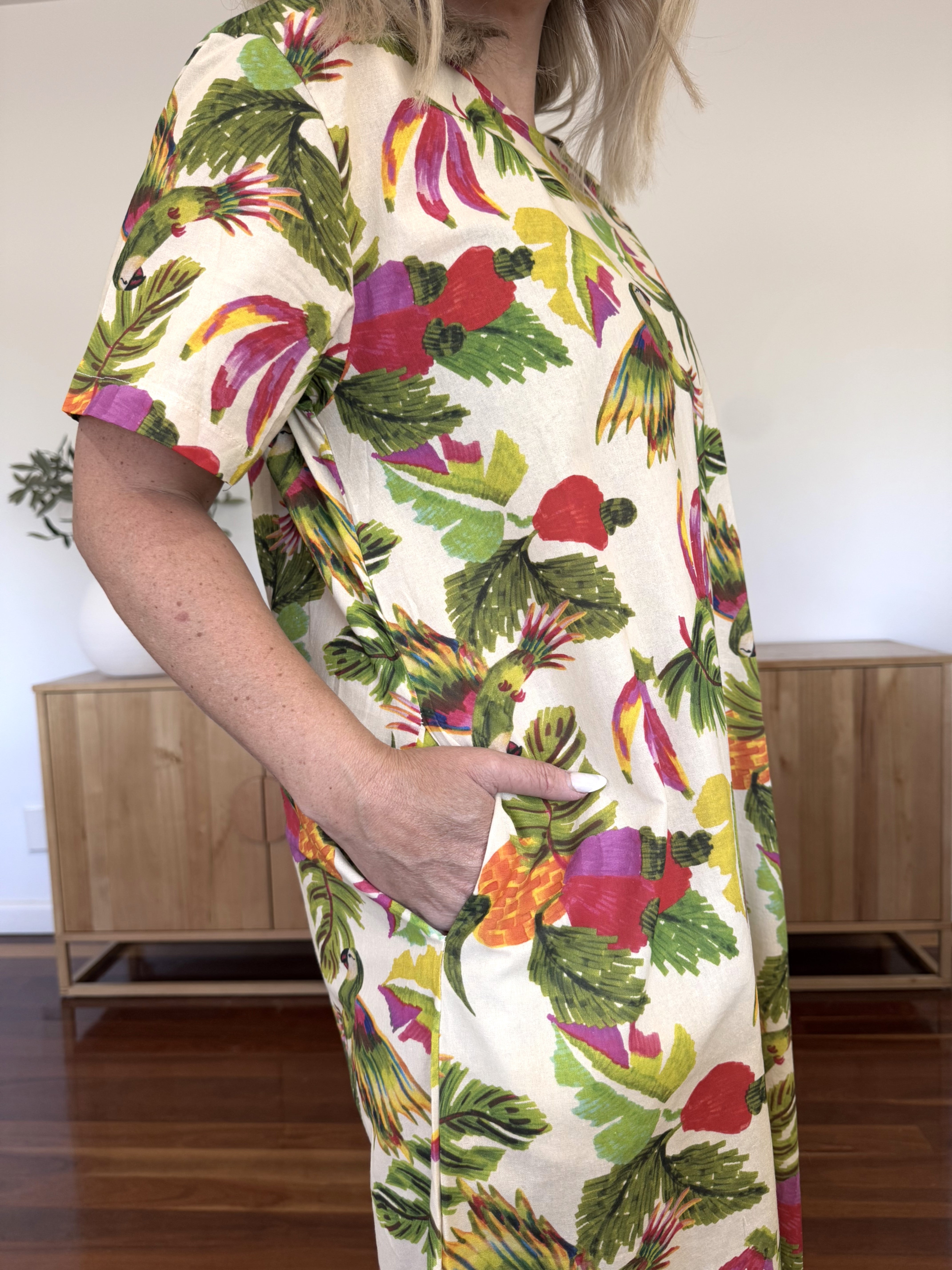 TROPICANA SHIFT DRESS