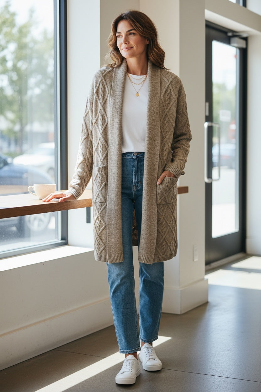 KAYLN LONG CARDIGAN