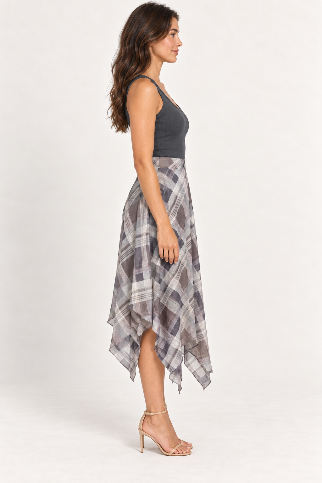 Hanky Check Skirt