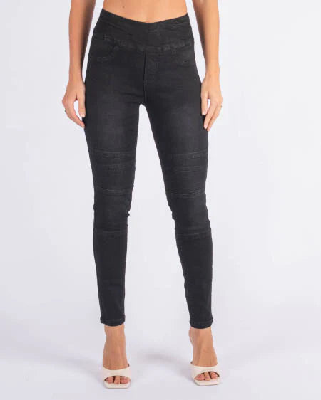 ZOE PANEL PULL UP JEANS
