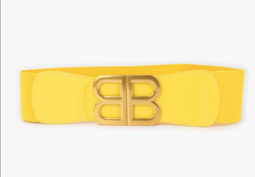 BB LEATHER STRETCH BELT