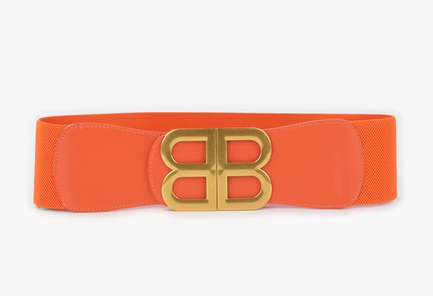 BB LEATHER STRETCH BELT