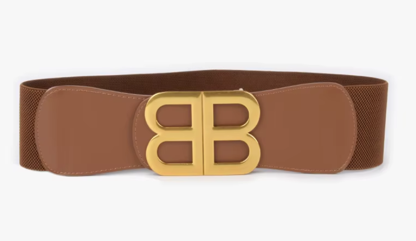 BB LEATHER STRETCH BELT