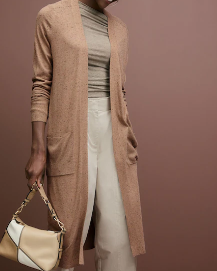 MANGO LONGLINE CARDIGAN