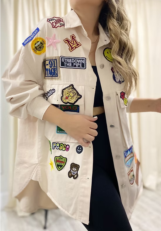 BADGE ME DENIM JACKET