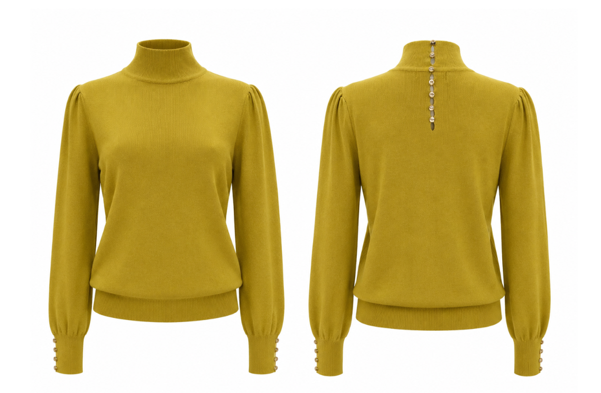 Avery ribbed skivvy