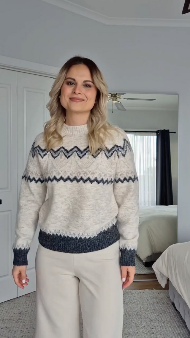 SWISS KNIT JUMPER