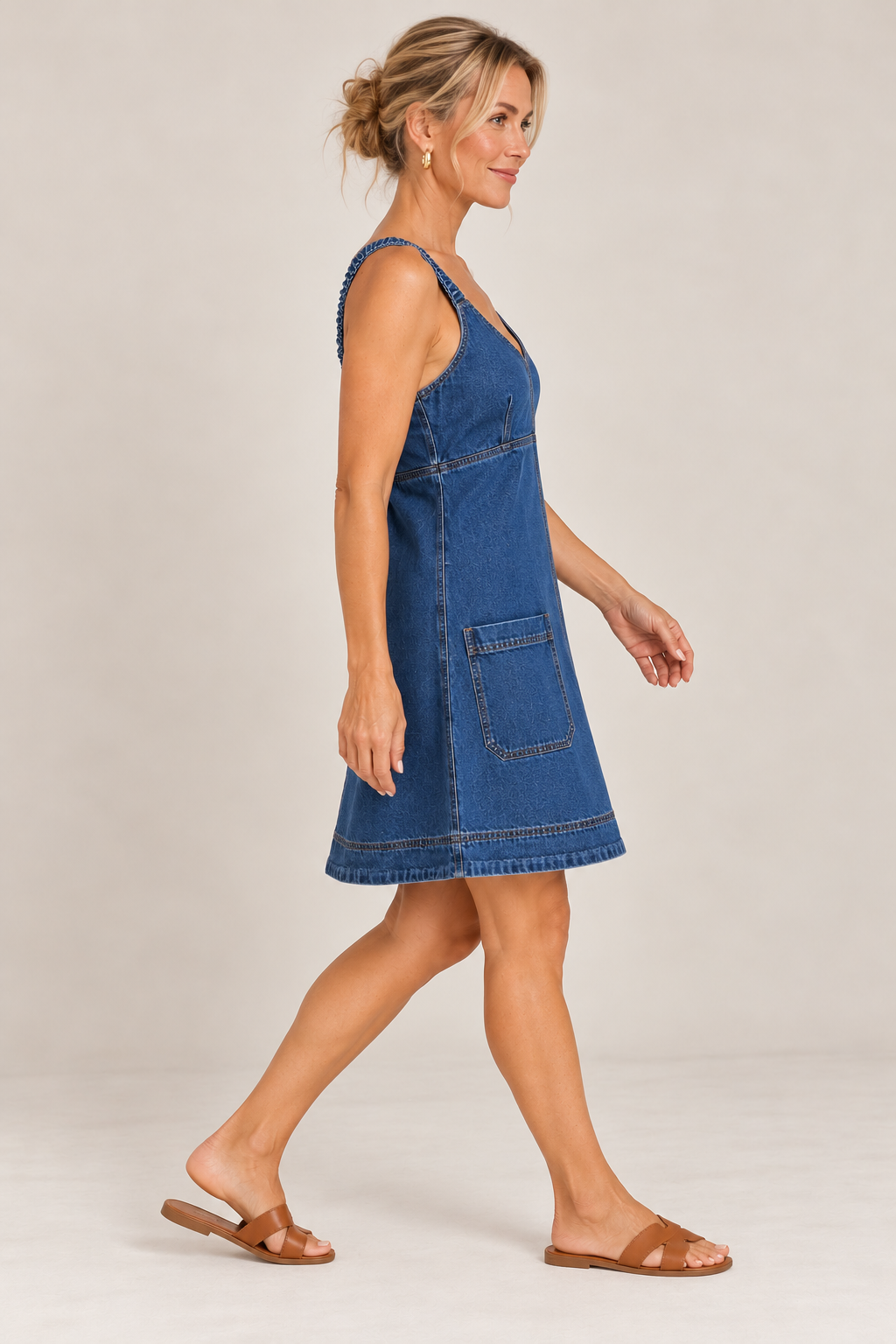 Denim Babydoll dress