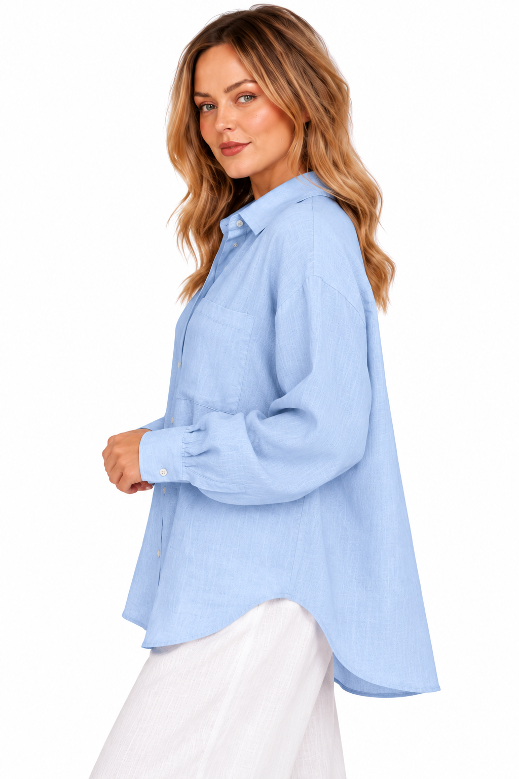 LS Linen Oversized Shirt