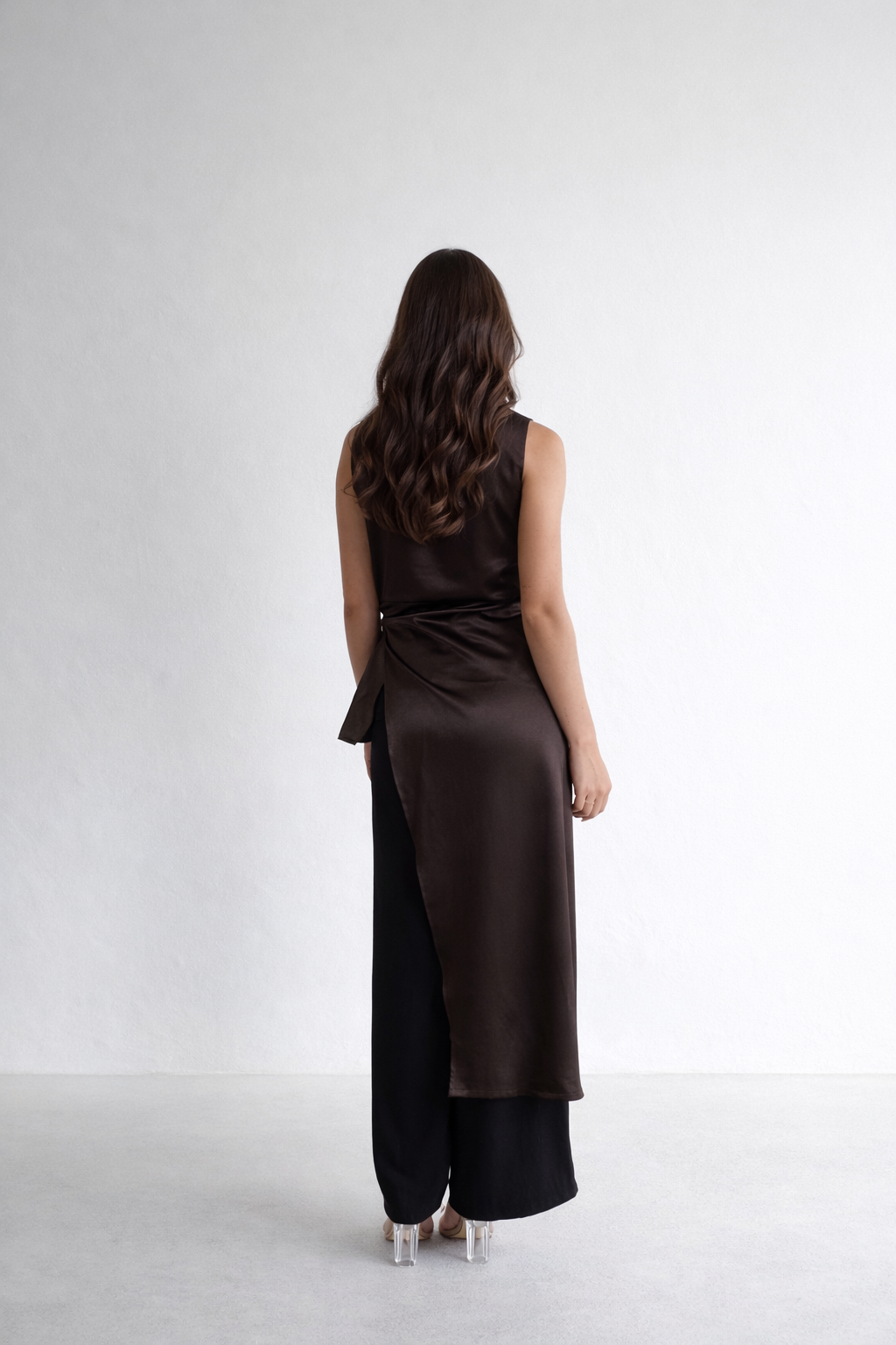 AGNES SATIN TIE TOP - NEW COLOURS