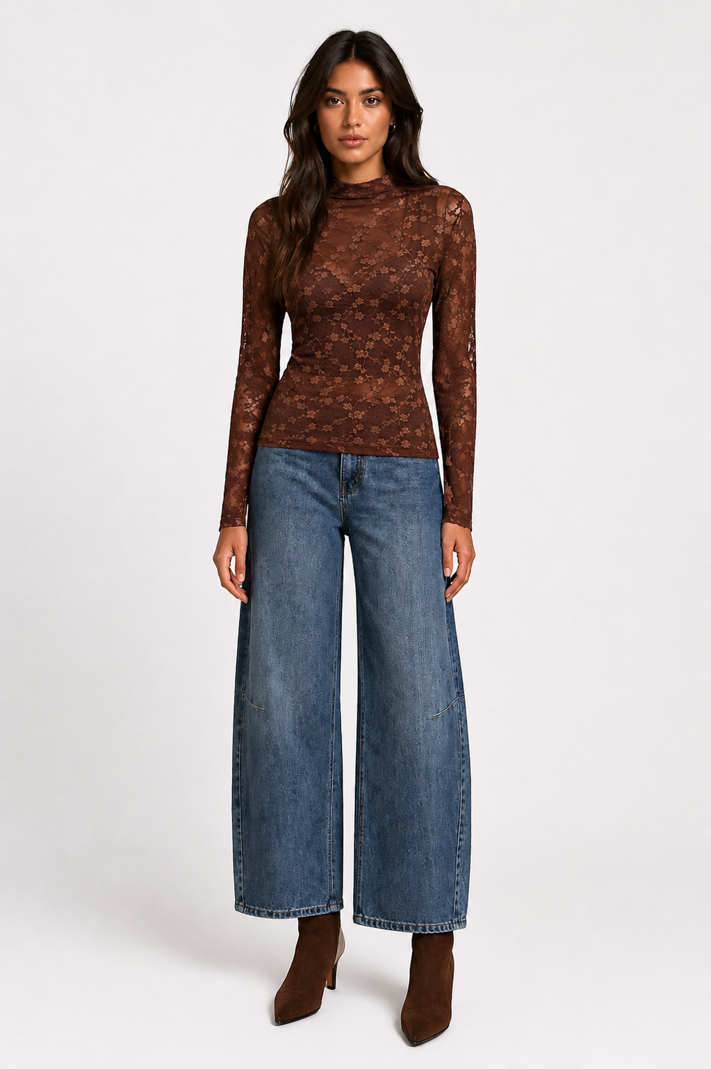 MESH LACE TOP