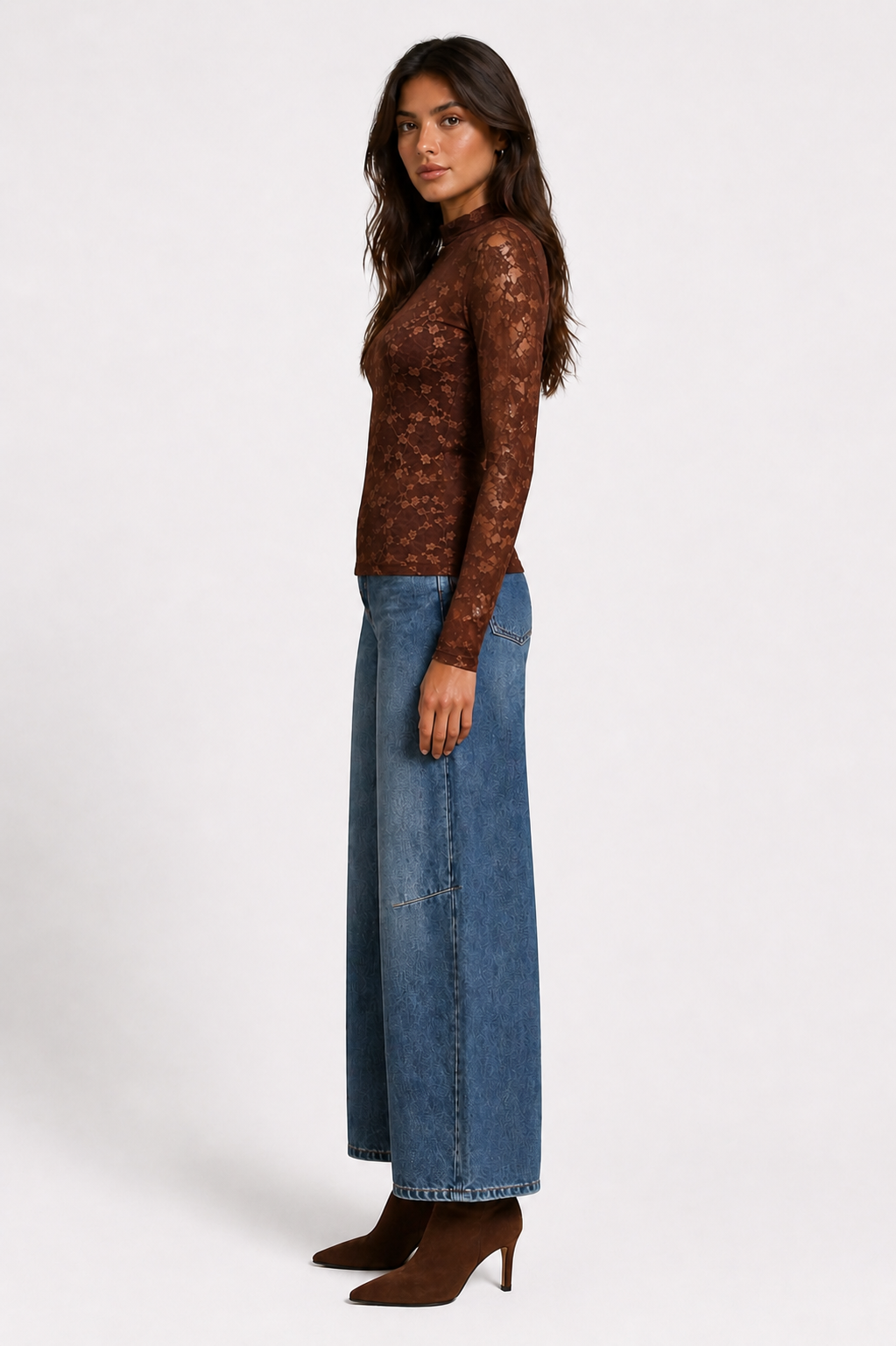 MESH LACE TOP