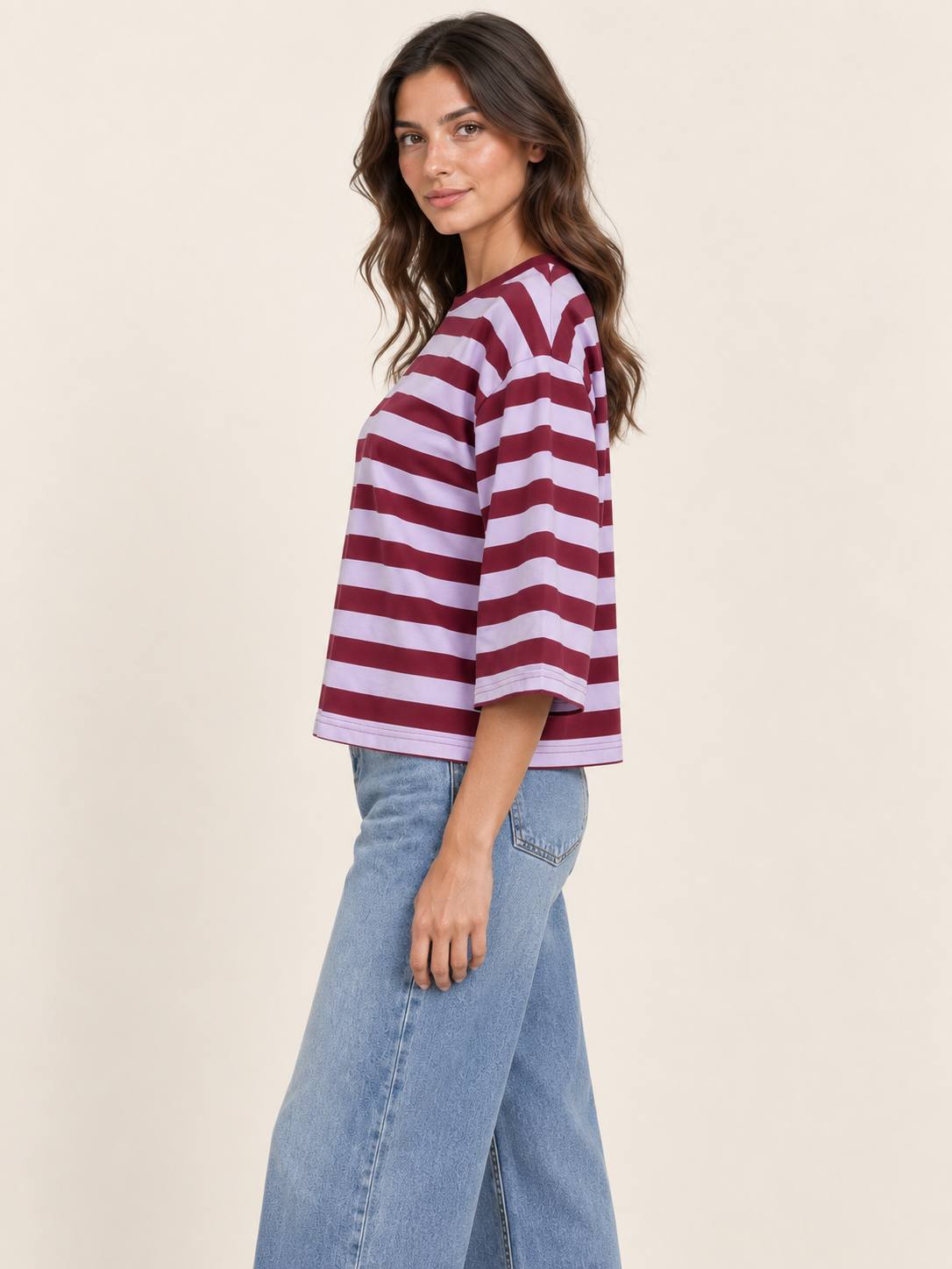 Box Stripe Tee