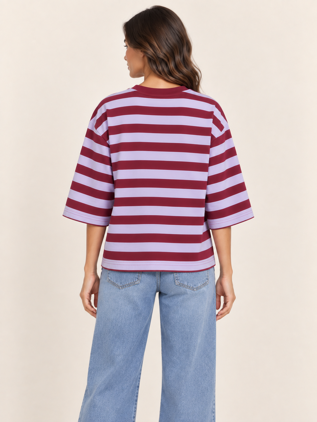 Box Stripe Tee