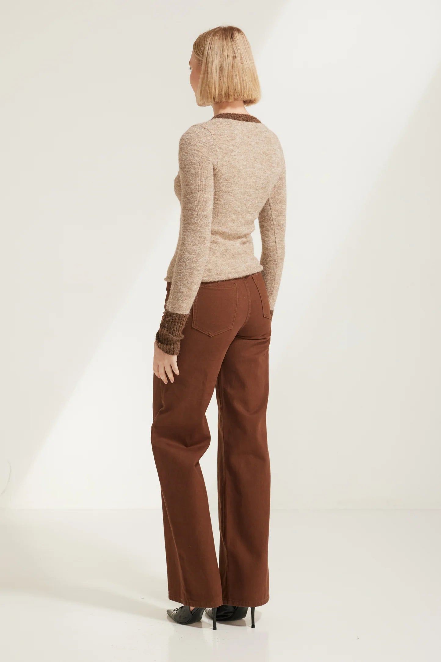 Melody Contrast Knit