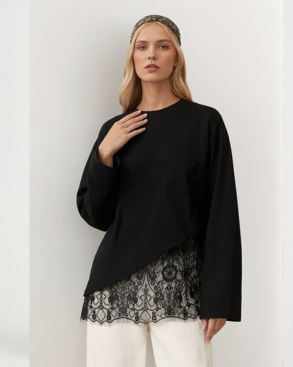 COTTON LACE TOP