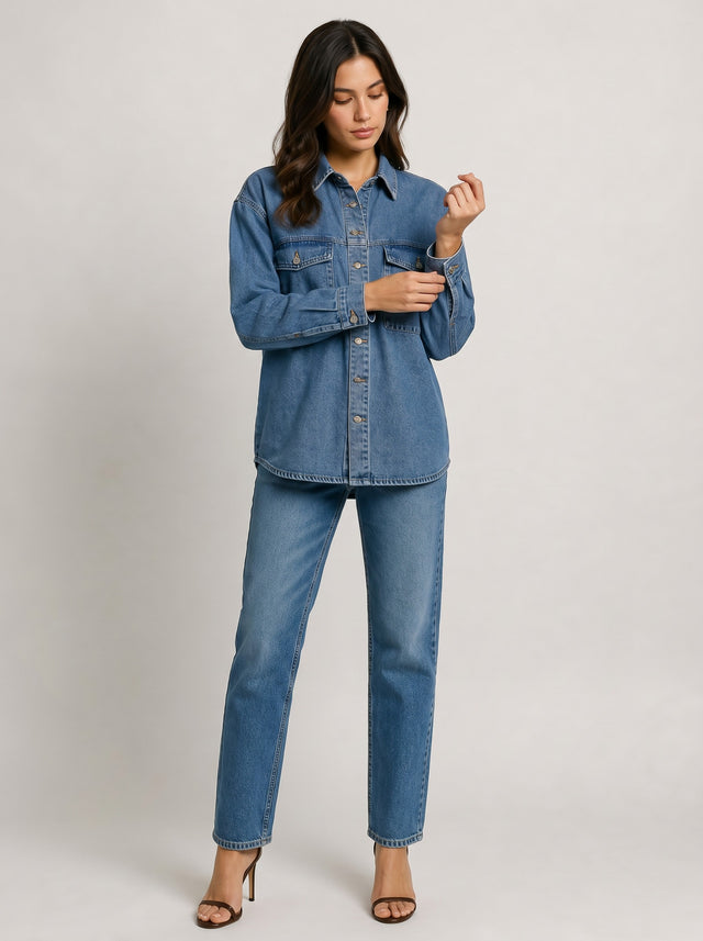 DENIM SHACKET