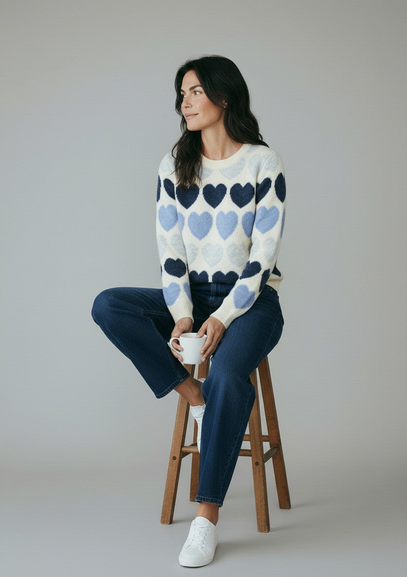 THE HEARTS SWEATER