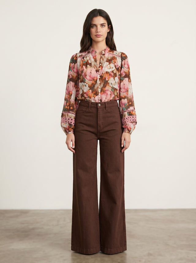 CELESTE FLORAL BLOUSE