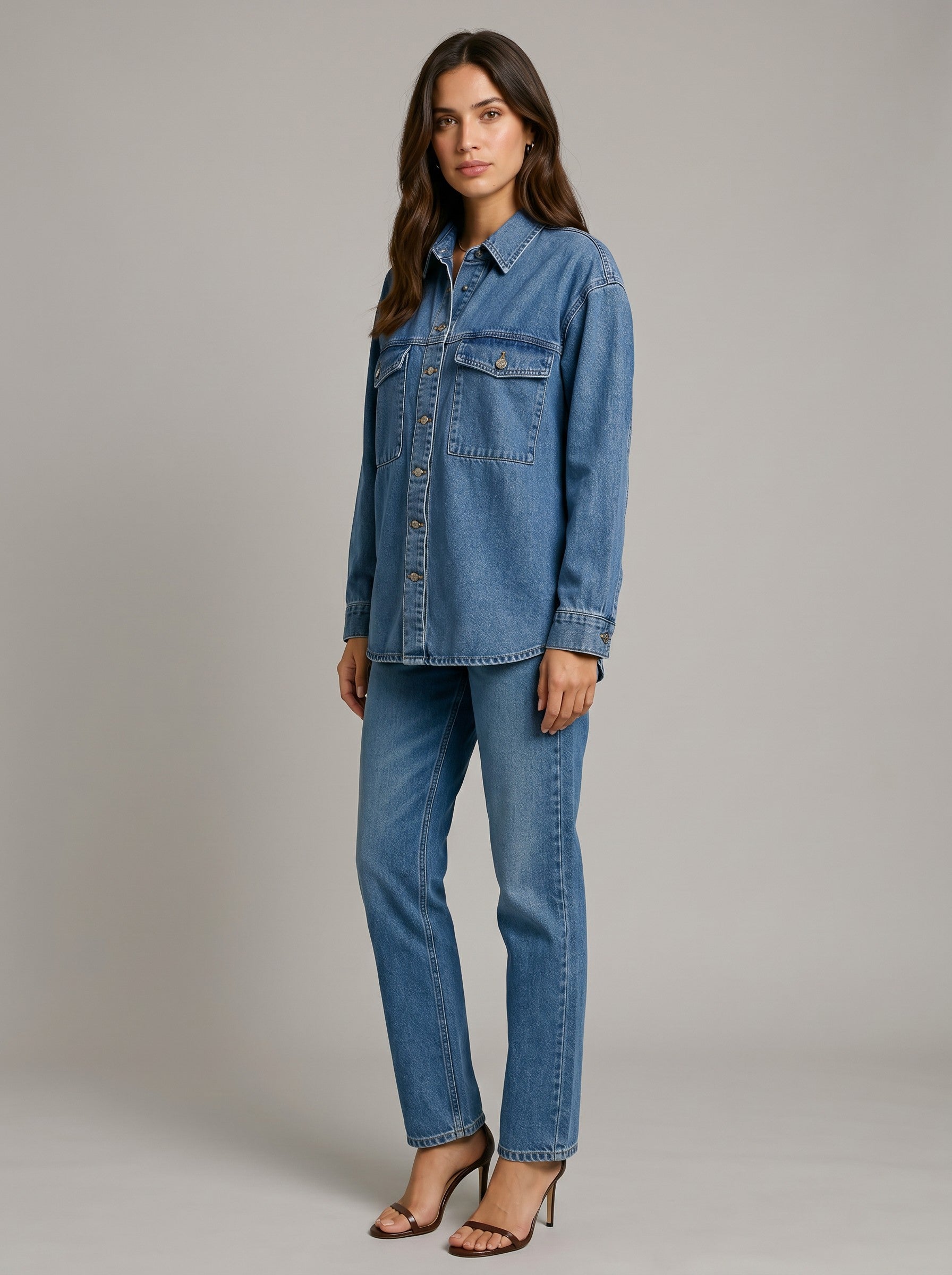 DENIM SHACKET