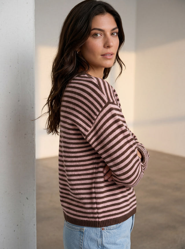 LUCY STRIPE KNIT JUMPER