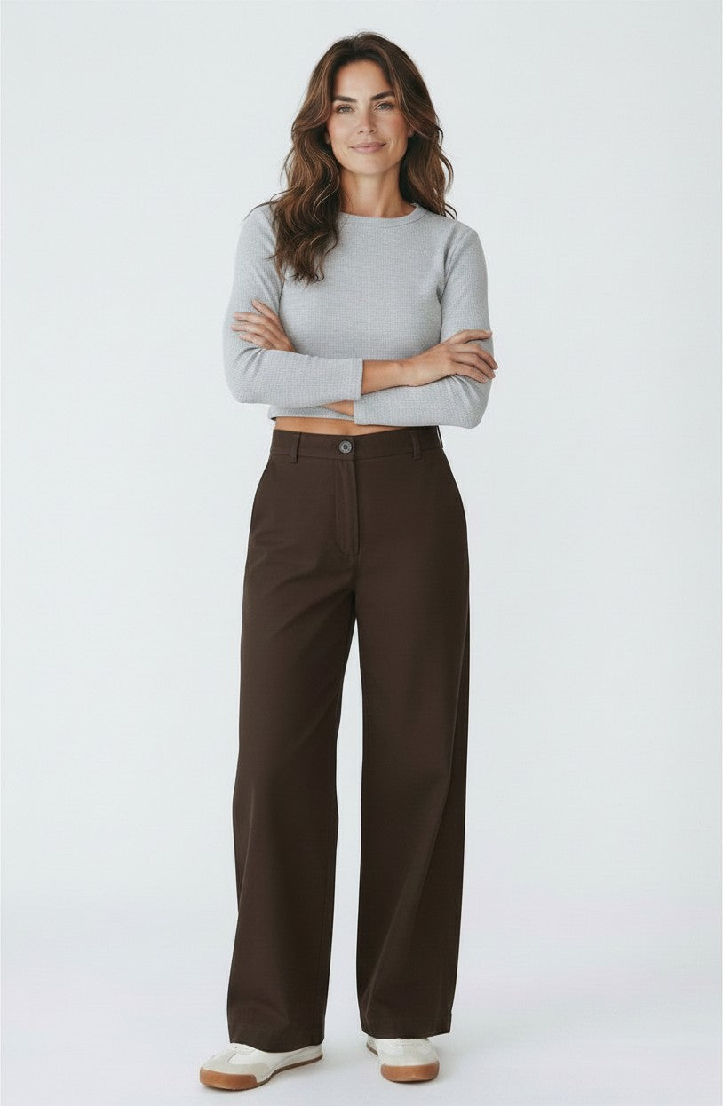 COTTON STRETCH BARREL PANT - NEW COLOURS