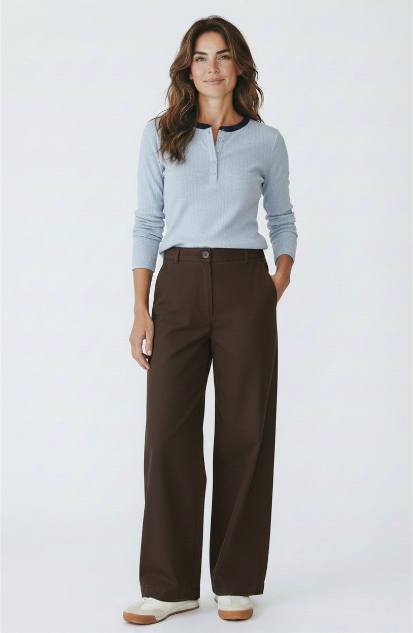 COTTON STRETCH BARREL PANT - NEW COLOURS