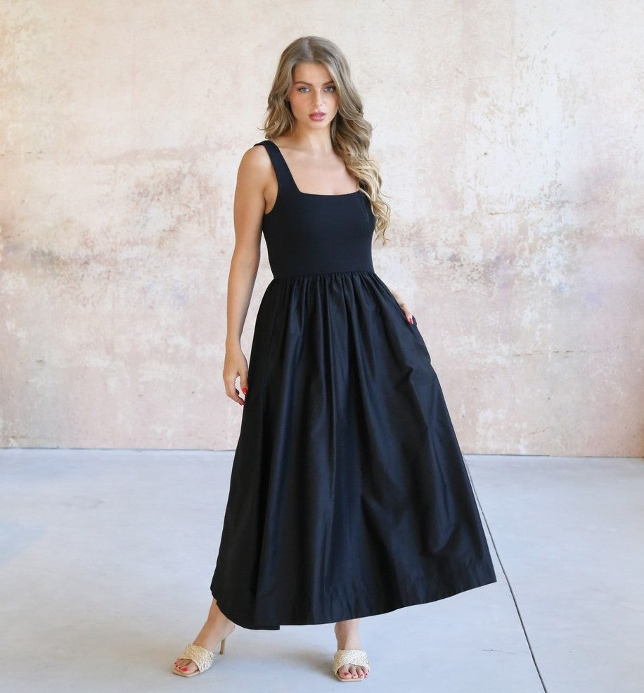 ANABELLE STRETCH JERSEY COTTON DRESS