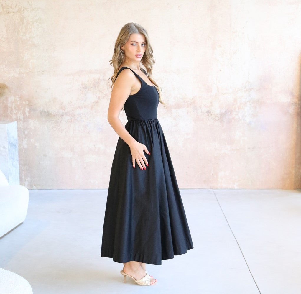 ANABELLE STRETCH JERSEY COTTON DRESS