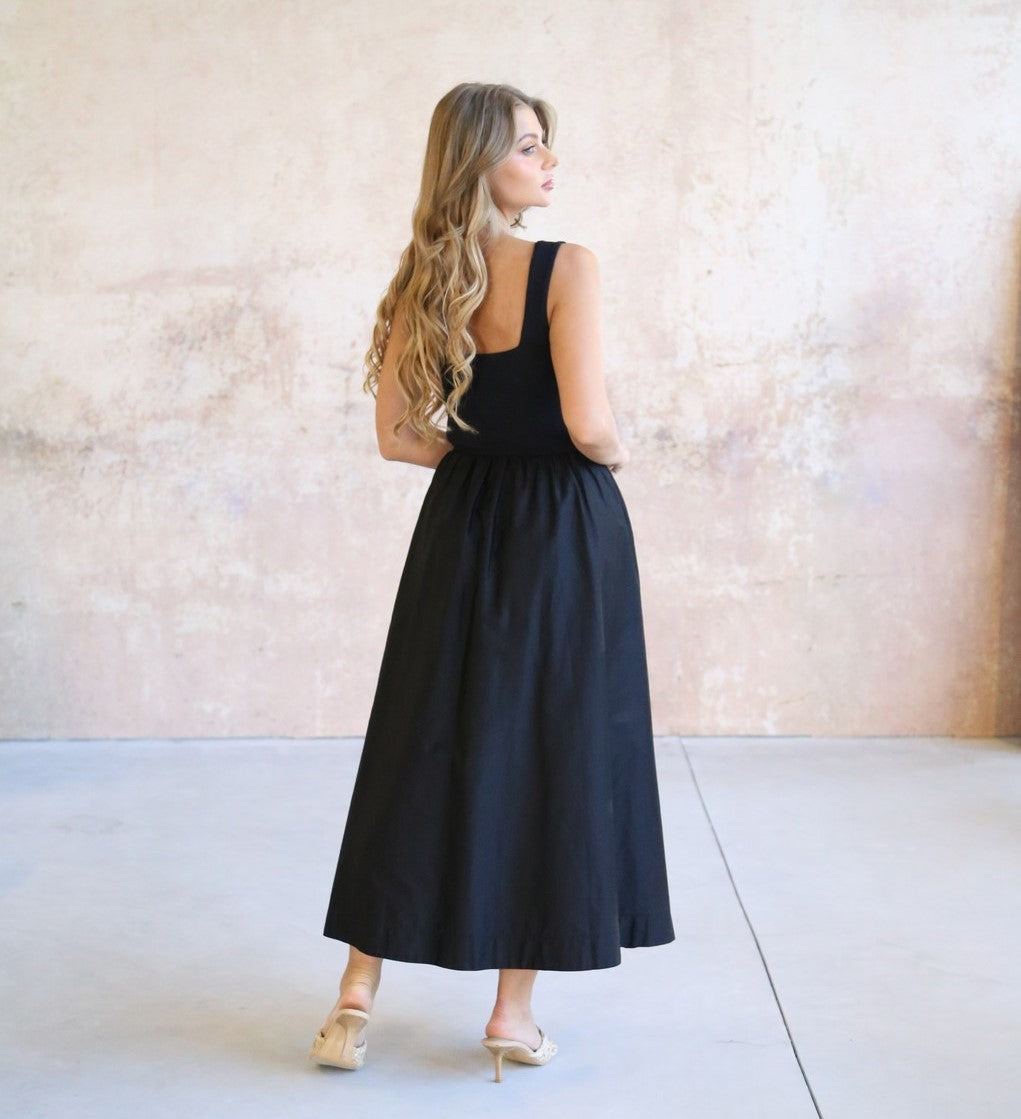 ANABELLE STRETCH JERSEY COTTON DRESS