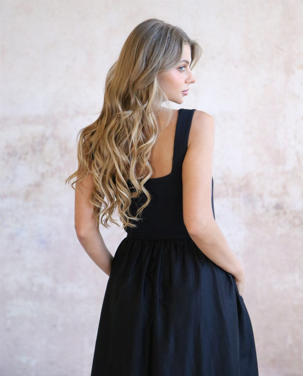 ANABELLE STRETCH JERSEY COTTON DRESS