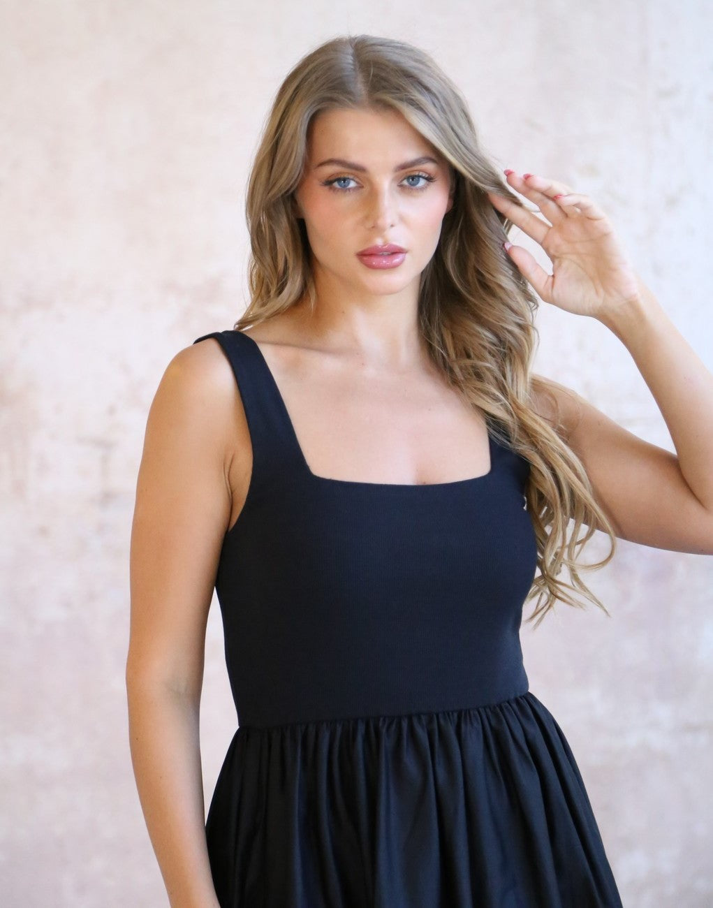 ANABELLE STRETCH JERSEY COTTON DRESS