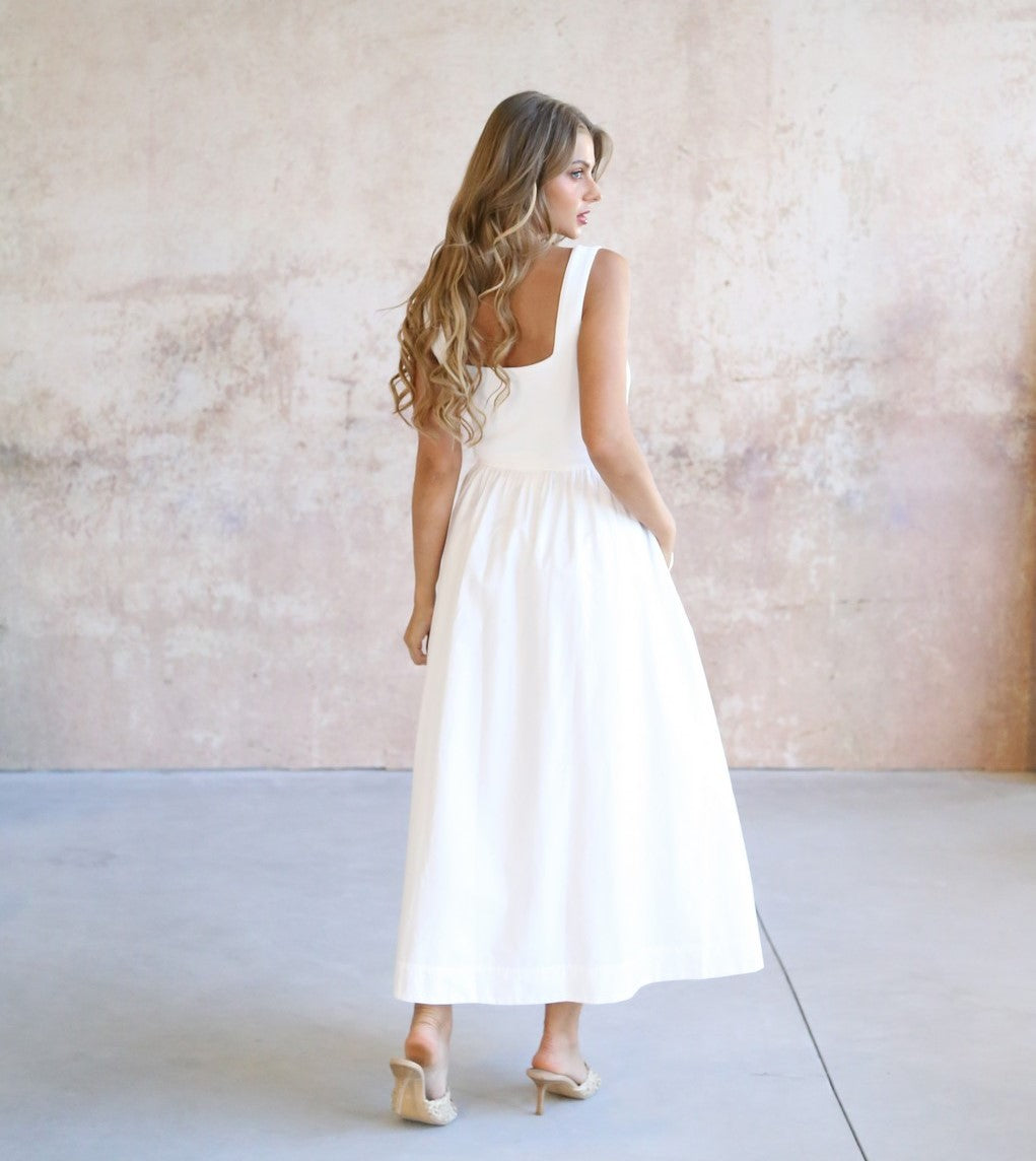 ANABELLE STRETCH JERSEY COTTON DRESS