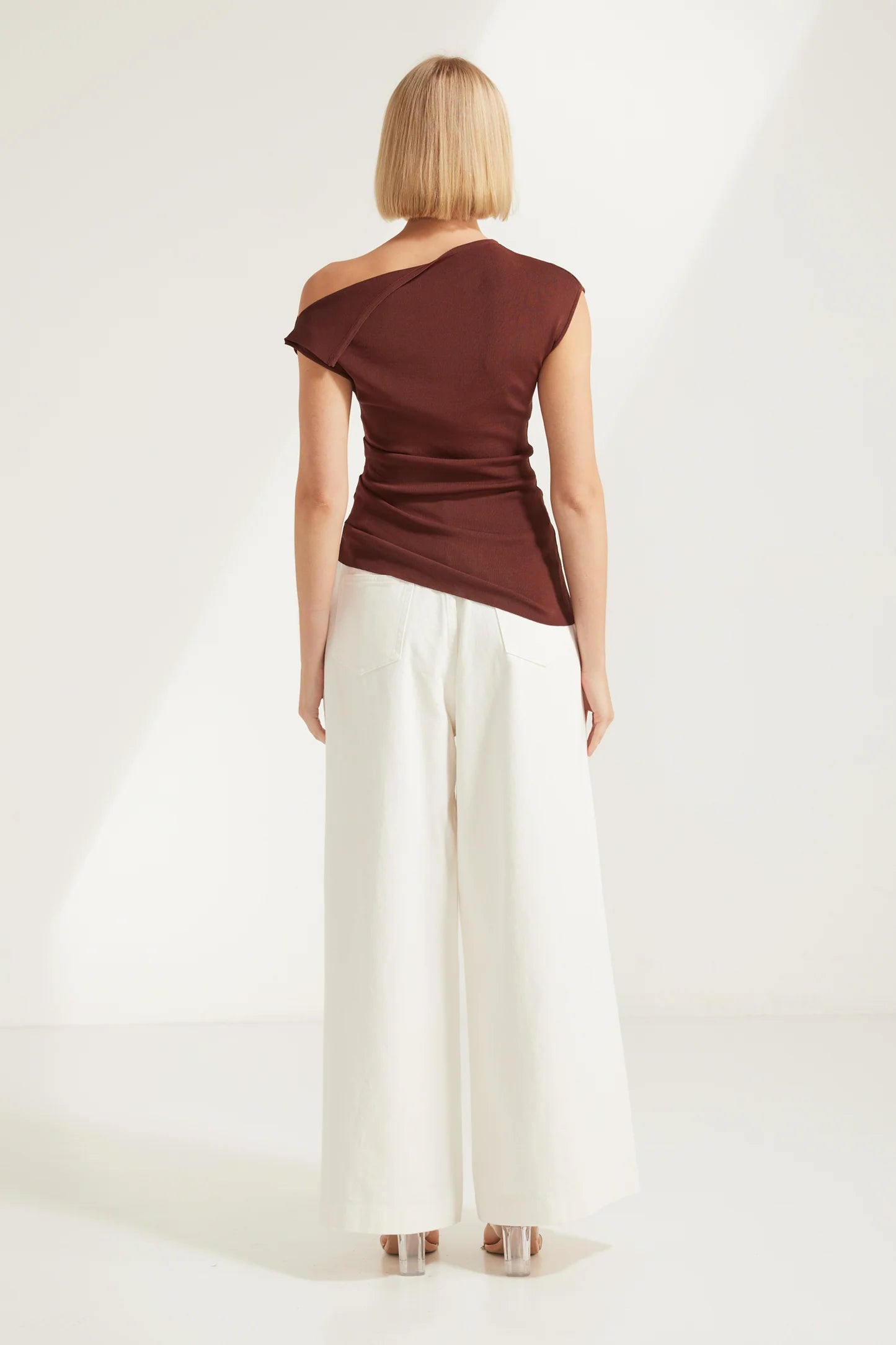 Aria Asymmetric Knit Top