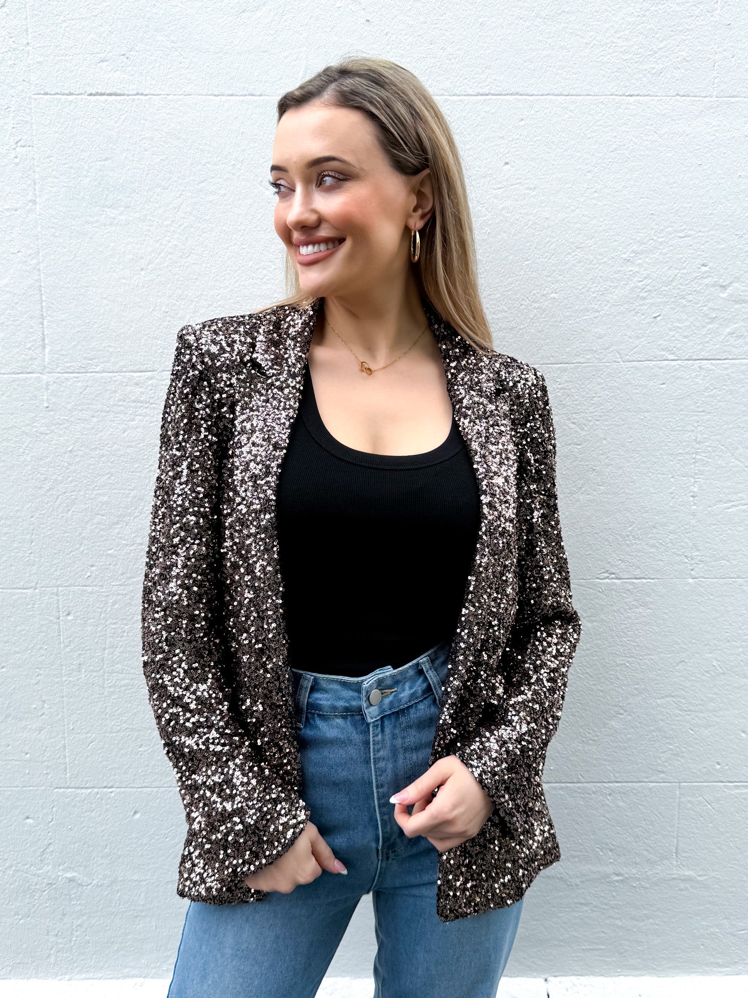 SPICY METALIC BLAZER