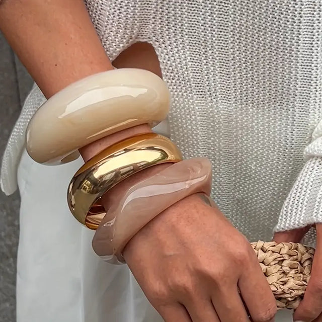 3 PIECE MULTI RESIN BANGLES