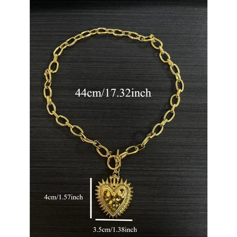 HEART PENDANT NECKLACE