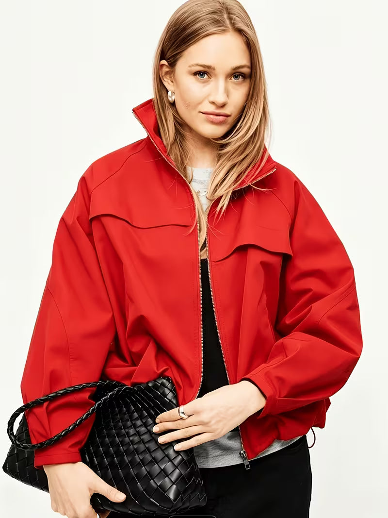 WINDPROOF BOMBER - RED