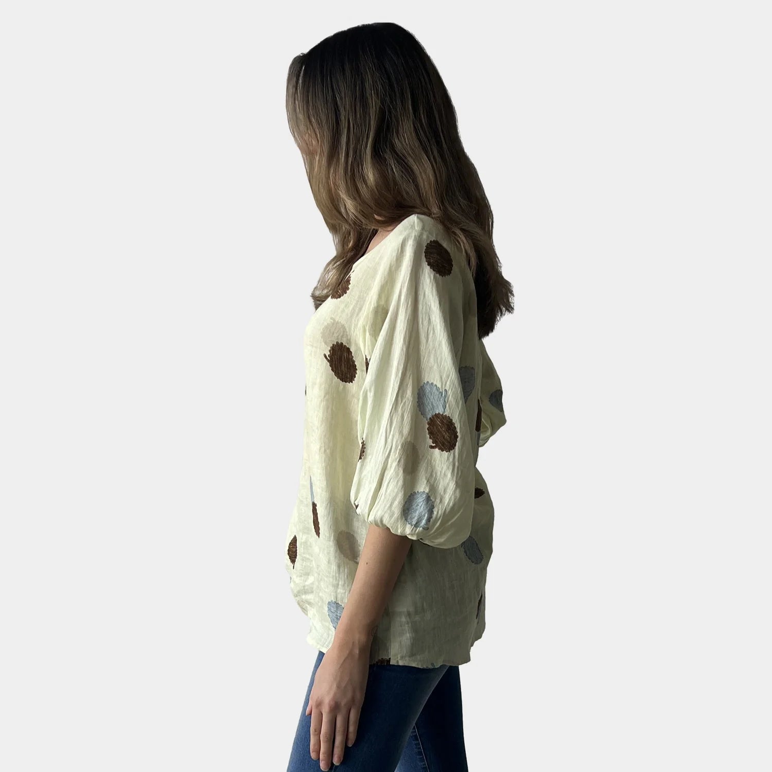 AMY LINEN TOP