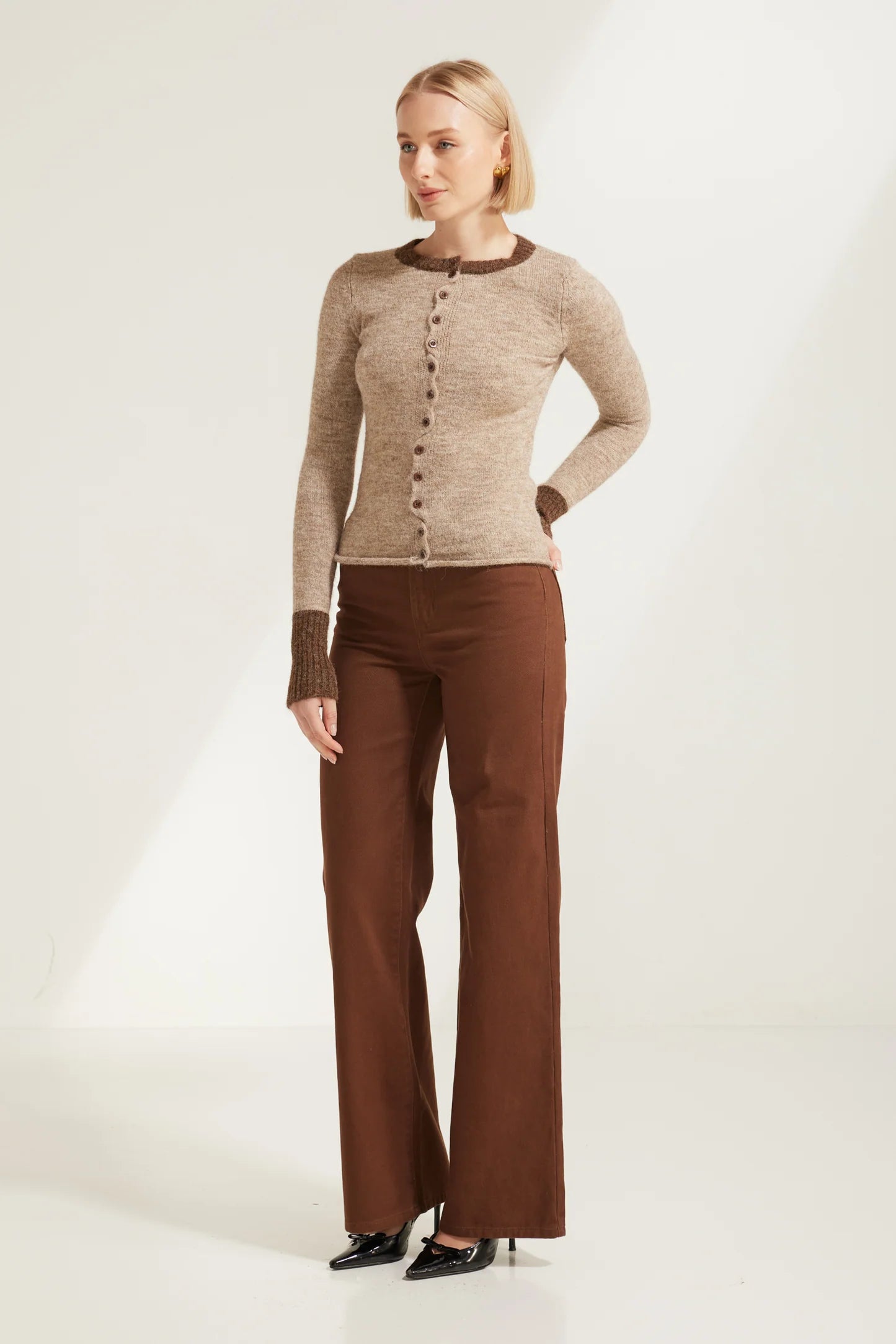 Melody Contrast Knit