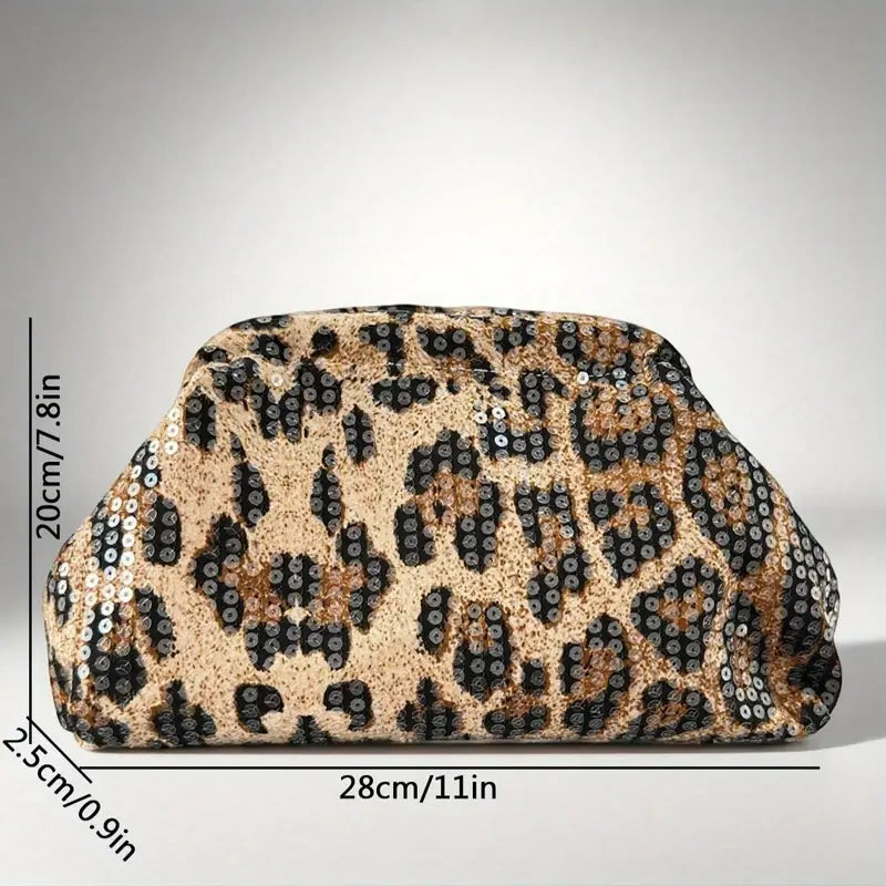 LEO SEQUIN CLUTCH