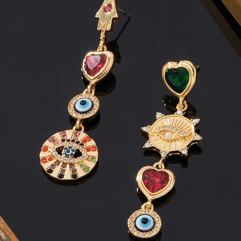 RETRO MOTIF EARRINGS