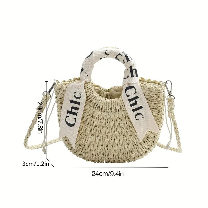 CHIC STRAW WOVEN BAG