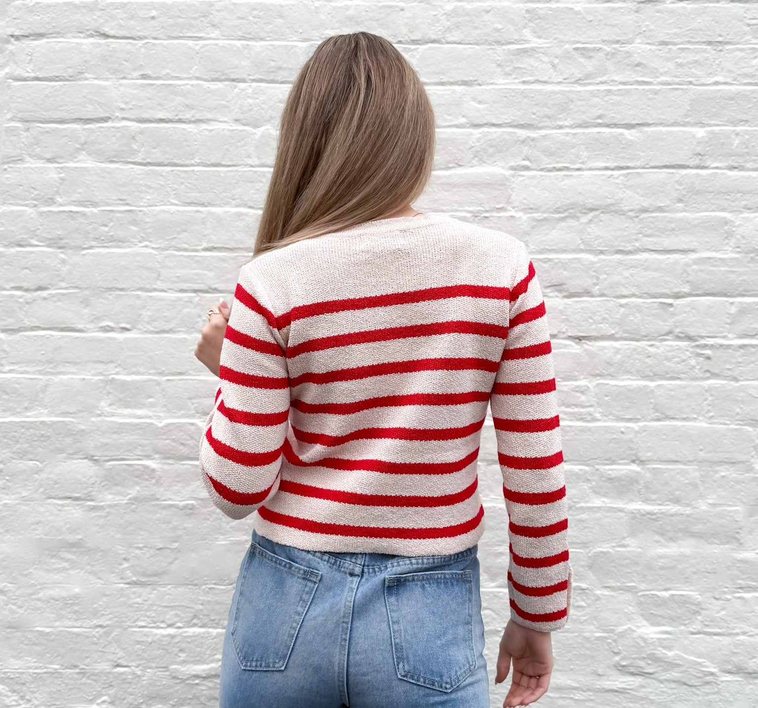 NAUTICAL STRIPE CARDIGAN