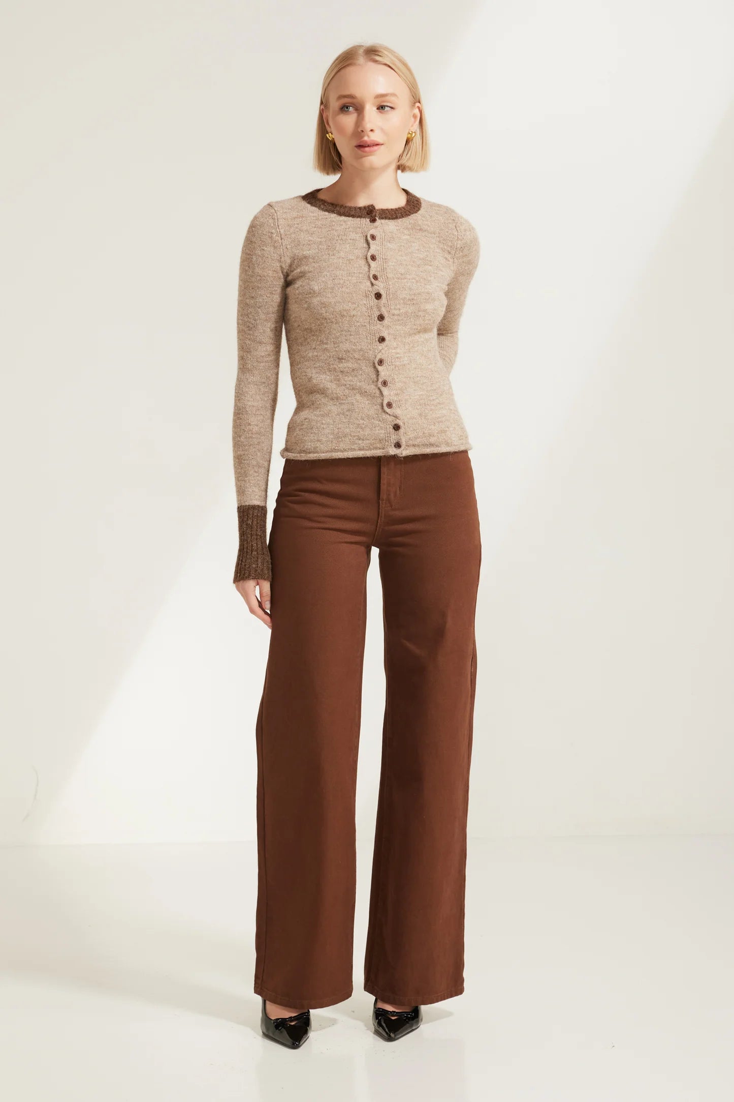 Melody Contrast Knit