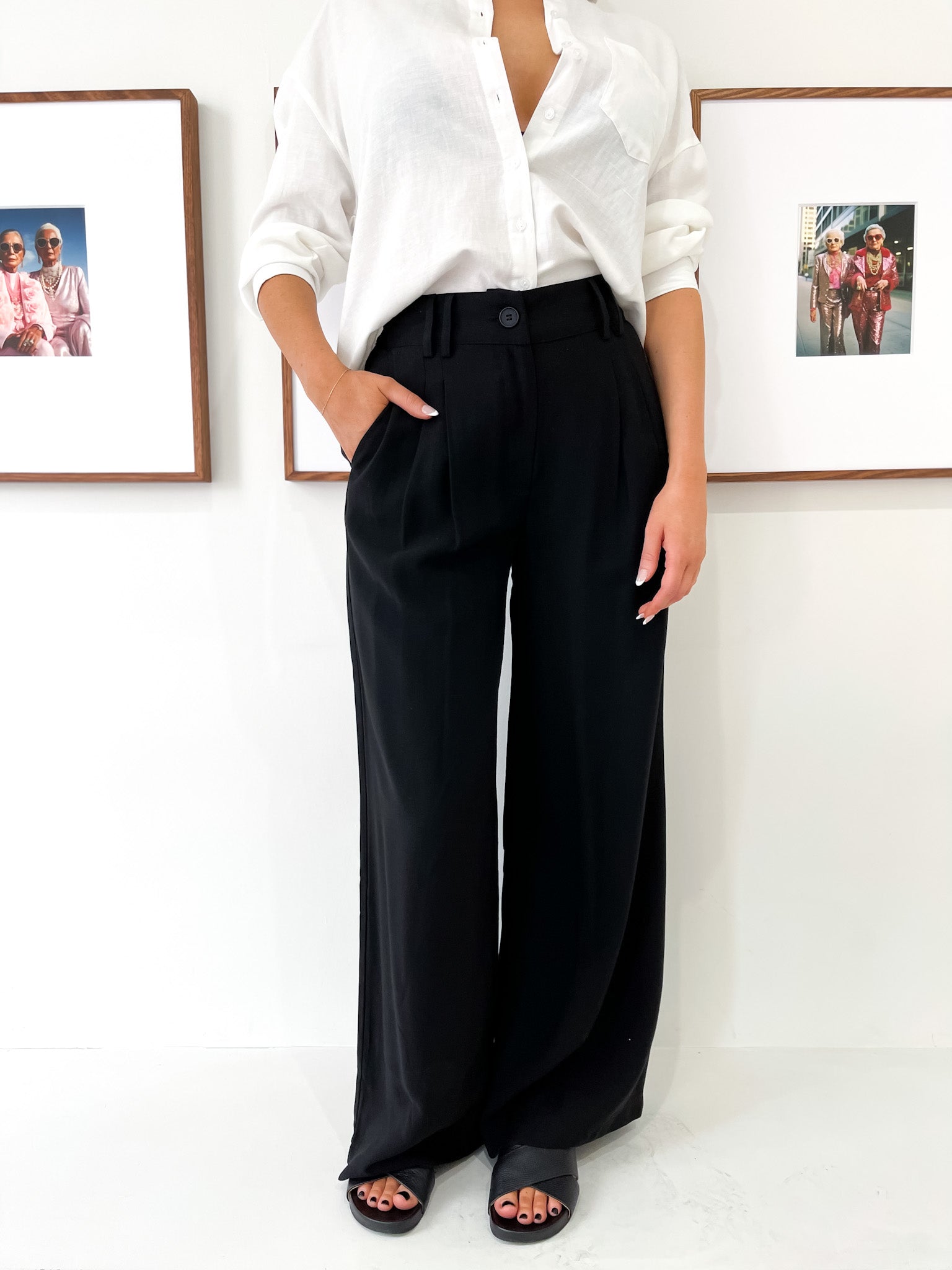 CLASSIC B WIDE LEG PANT