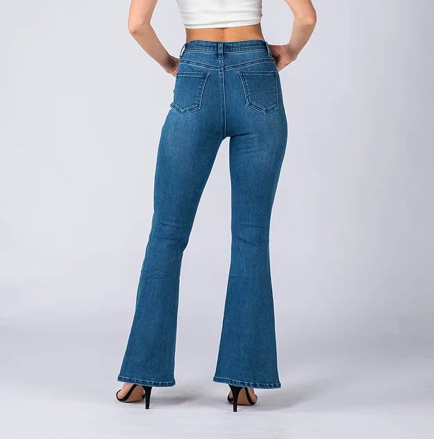 FLARED BOTTOM JEANS