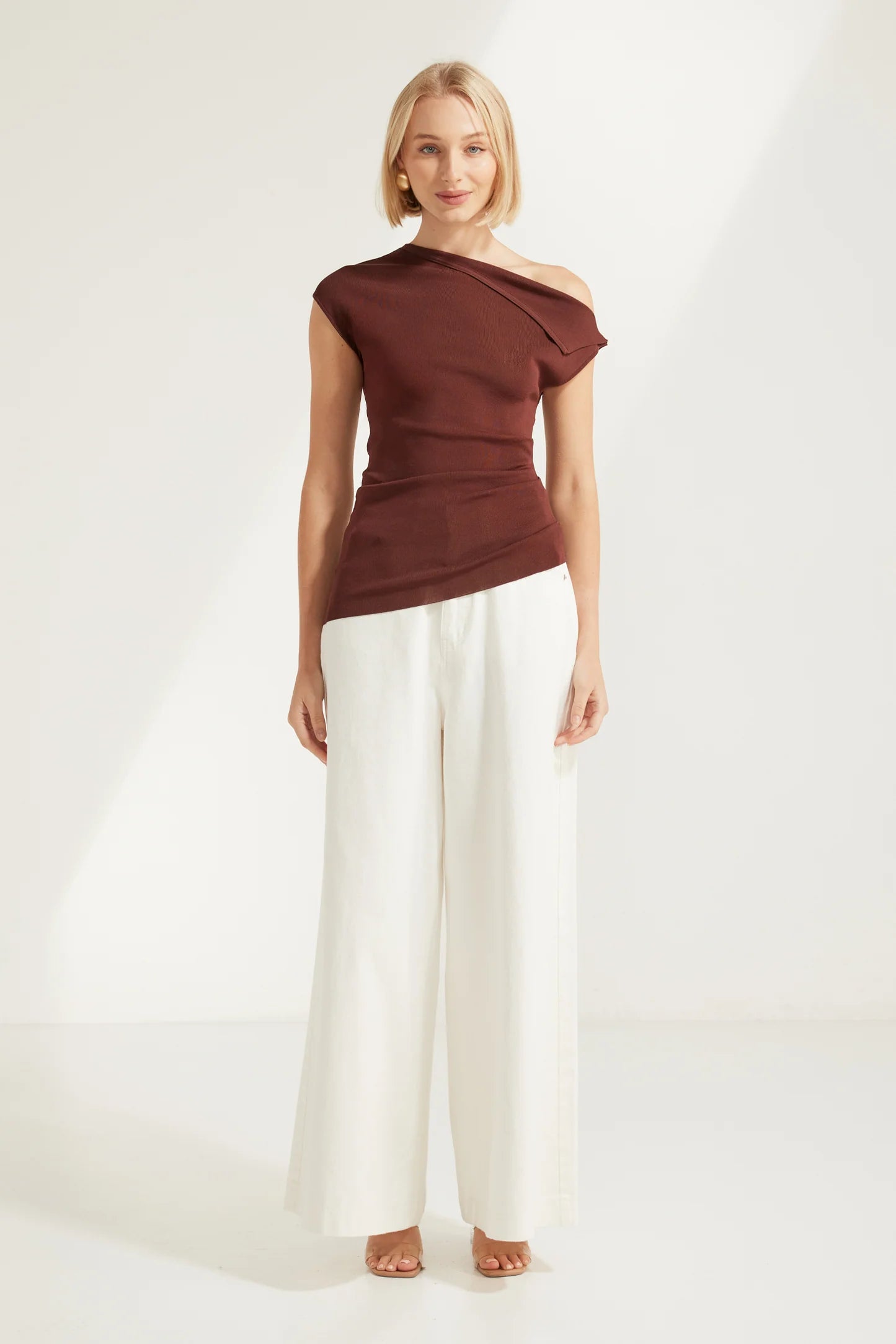 Aria Asymmetric Knit Top