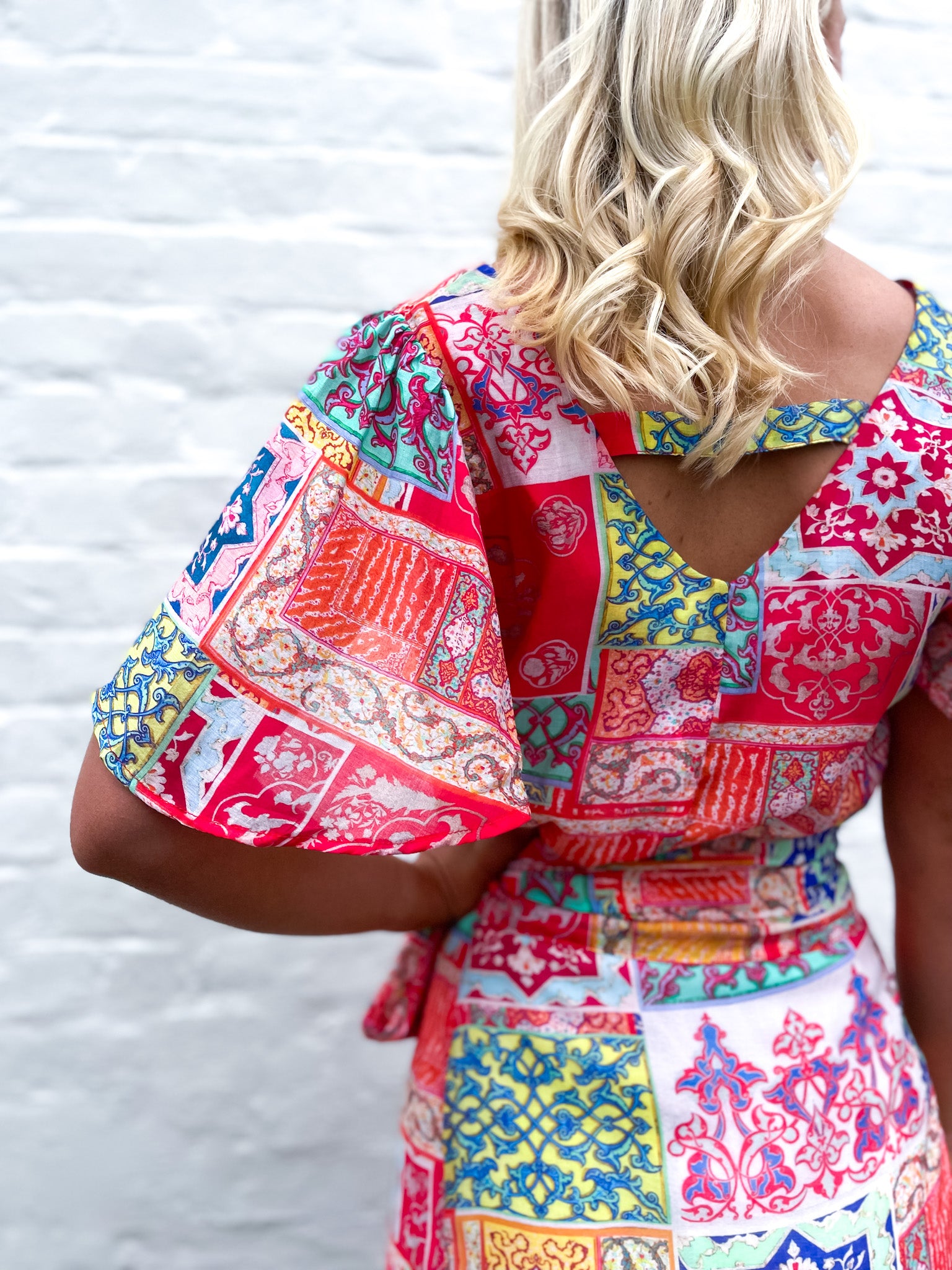 ARABASQUE PATCHWORK TOP