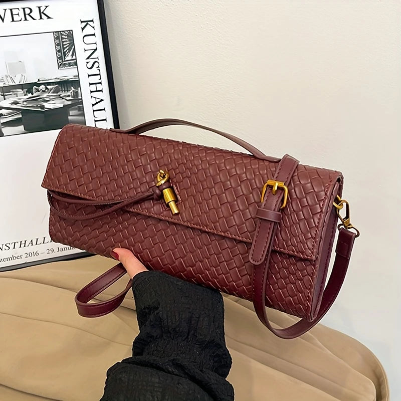 TIAMO FAUX LEATHER CLUTCH